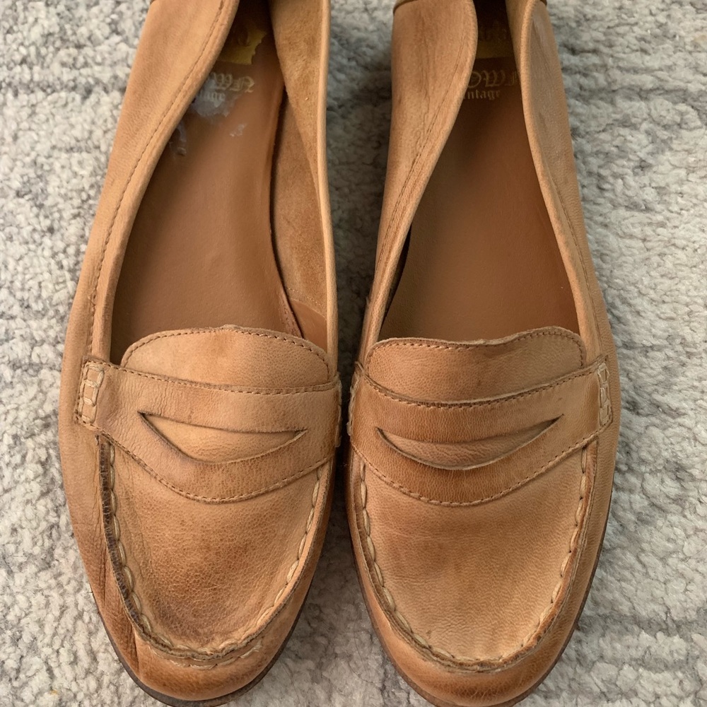 Crown Vintage Leather Loafer/flats. Size 8.5